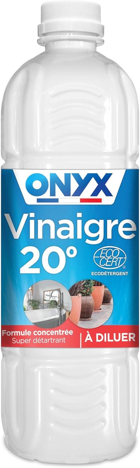 Onyx - Vinaigre 20° - Détartrant Multi-Surface - 1L